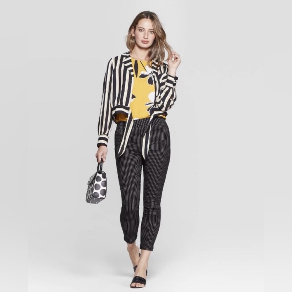 NWT Who What Wear Hi-Rise Crop Pant